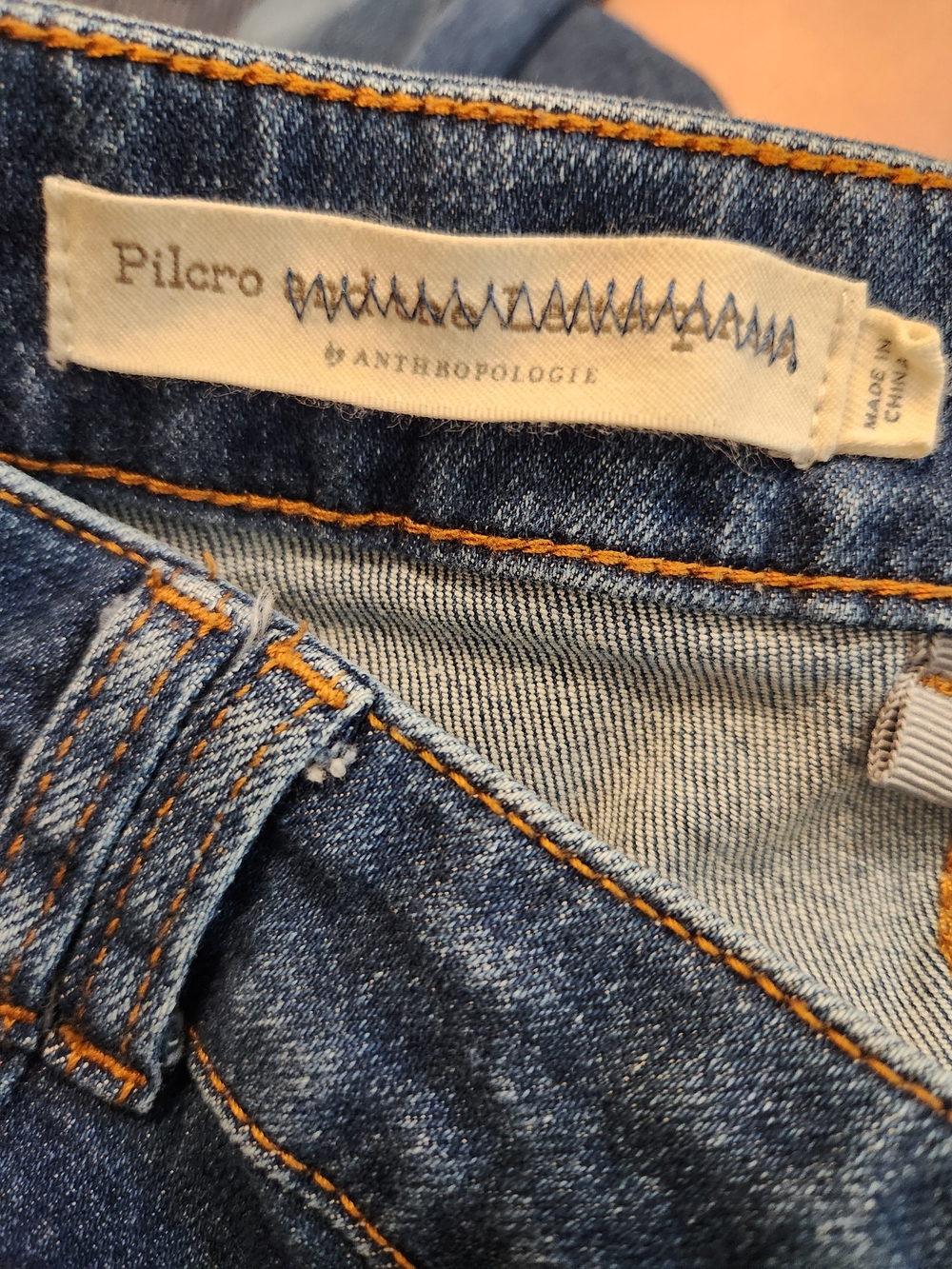Anthropologie Pilcro Hi-Rise Bootcut Jeans Button Fly Denim Women’s 28 - Picture 15 of 16